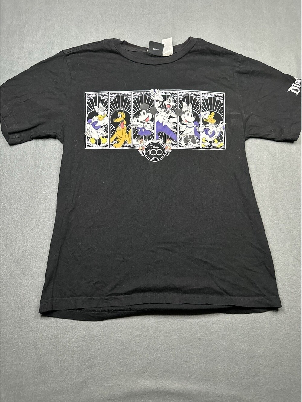 Disney 100th Anniversary Mickey & Friends Walt Disney World T-Shirt Size S